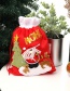 Fashion Old Man Gift Bag With Green Mouth Christmas Three-dimensional Printed Bouquet Mouth Gift Bag