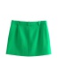 Fashion Green Slit Skirt