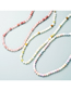 Fashion Pastel Color Colorful Beads Beaded Necklace