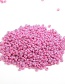 Fashion Pink Acrylic Flat Beads 100 Smiley Beads