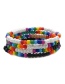 Fashion 4 # Colored Rice Beads Bead Bracelet