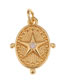 Fashion 10 # Copper Diamond Cocoa Eye Starfish Geometric Diy Accessories