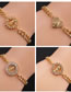 Fashion 4# Bronze Plated Real Gold Color Micro-inlaid Zirconium Virgin Mary Bracelet