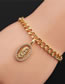 Fashion 2# Bronze Plated Real Gold Color Virgin Bracelet