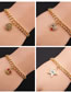 Fashion 2# Copper Diamond Smiley Emoji Bracelet