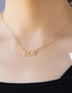 Fashion 1997 Alloy Number Necklace