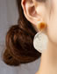 Fashion Milky Acrylic Contrast Color Geometric Stud Earrings