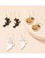 Fashion Pumpkin Grimace Halloween Pumpkin Ghost Geometric Earrings