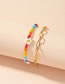 Fashion Beaded Bracelet Colorful Rice Beads Beaded Flower Bracelet