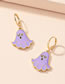 Fashion White Halloween Dripping Ghost Earrings
