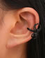 Fashion Black Halloween Metal Spider Single Ear Bone Clip