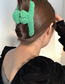 Fashion Green Hairpin Lamb Hair Drop-shaped Hairpin