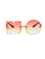 Fashion Gradient Tea Children's Alphabet Sunglasses