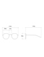 Fashion Penetrating Frame Resin Wide Foot Sunglasses