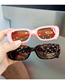 Fashion Leopard Tea Tablets Children's Small Frame Sunglasses