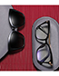 Fashion Powder/gradient Tea Big Frame Magnetic Anti-blue Light Sunglasses