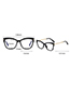 Fashion Transparent Leopard Print/gradient Tea Big Frame Magnetic Anti-blue Light Sunglasses