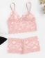 Fashion Flesh Pink Two-piece Lace Sling Underwear