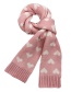 Fashion Small Scarf Love Print Knitted Scarf