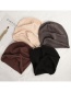 Fashion Brown Knitted Wool Hat