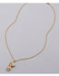 Fashion Gold Color Metal Cat Eye Bear Necklace