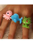 Fashion Octopus Cartoon Resin Frog Whale Octopus Ring