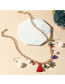 Fashion Snowflake Christmas Tree Bells Hair Ball Necklace Earrings Set