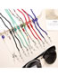 Fashion Red Crystal Beaded Eye Glasses Chain