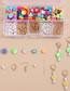 Fashion Color 10 Grid Geometric Colorful Clay Material Box