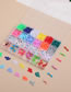 Fashion Color 24 Grid Soft Ceramic Digital Beads Diy Material Box