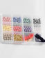 Fashion Color 12 Grid Color Bead Wax Thread Diy Material Box