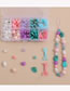 Fashion Color A Box Of 10 Grid Color Beads Wax Thread Diy Material Package
