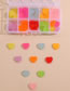 Fashion Color 10 Grids Love Diy Material Box