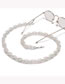 Fashion White Acrylic Chain Glasses Chain