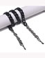 Fashion Black Acrylic Thick Chain Glasses Chain