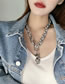 Fashion Necklace Alloy Thick Chain Bear Necklace