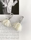 Fashion White Alloy Pearl Earrings