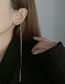 Fashion Single (left Ear) Alloy Diamond Claw Chain Ear Hook