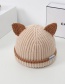 Fashion Yellow Wool Knitted Baby Cap