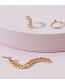Fashion Gold Color Metal Chain Earring Set