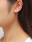 Fashion Gold Color Heart Chain Earrings