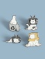 Fashion 4# Alloy Cartoon Tv Cat Shape Brooch