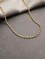 Fashion Silver Color Alloy Full Diamond Claw Chain Necklace
