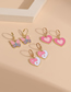 Fashion 6# Alloy Dripping Tai Chi Love Earrings