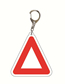 Fashion 6# Acrylic Geometric Triangle Round Umbrella Keychain