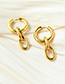 Fashion Gold Copper Chain Earrings