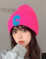 Fashion Fruit Green Letter Embroidery Woolen Knit Beanie