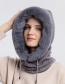 Fashion Khaki Wool Knitted Scarf Hat Set