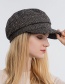 Fashion Sequined Coffee Sequined Octagonal Beret