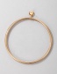 Fashion Gold Color Alloy Geometric Ring Ear Ring